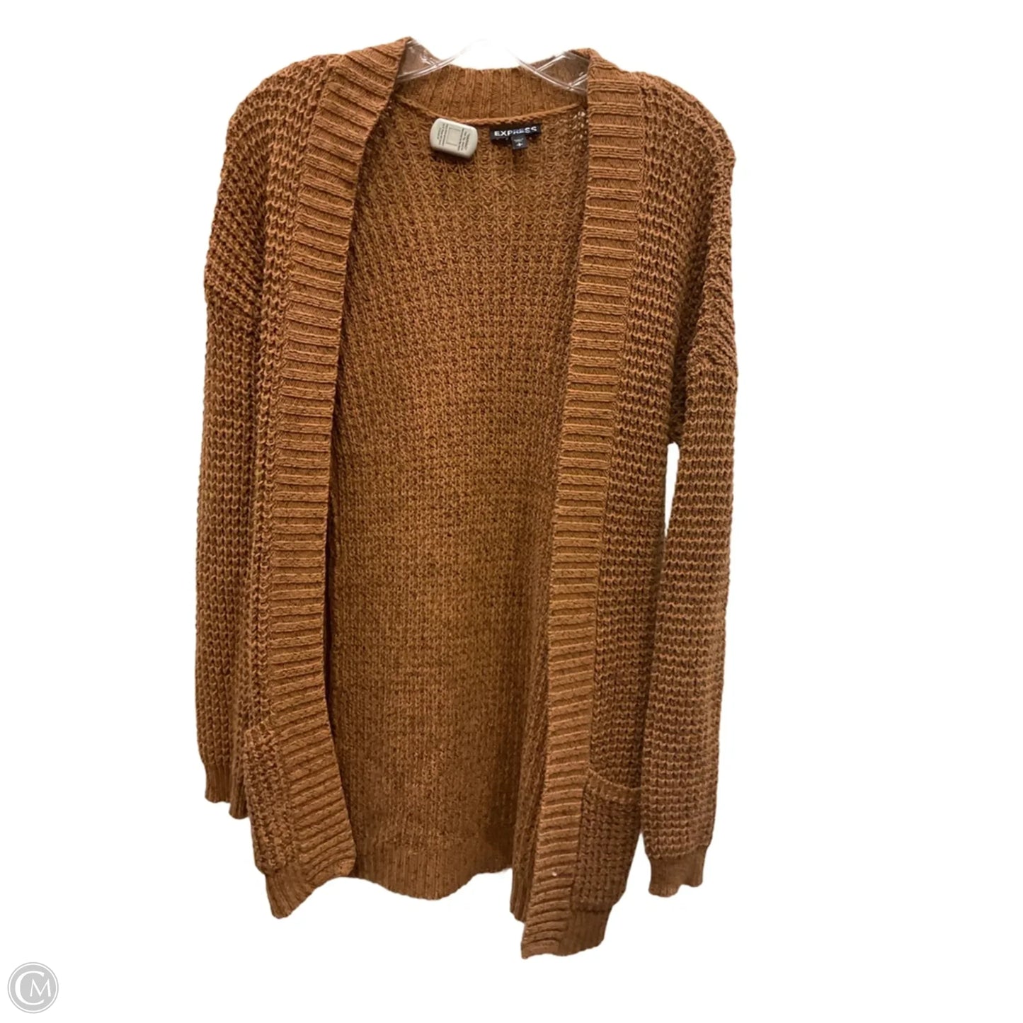 Cardigan By Express In Orange, Size: S