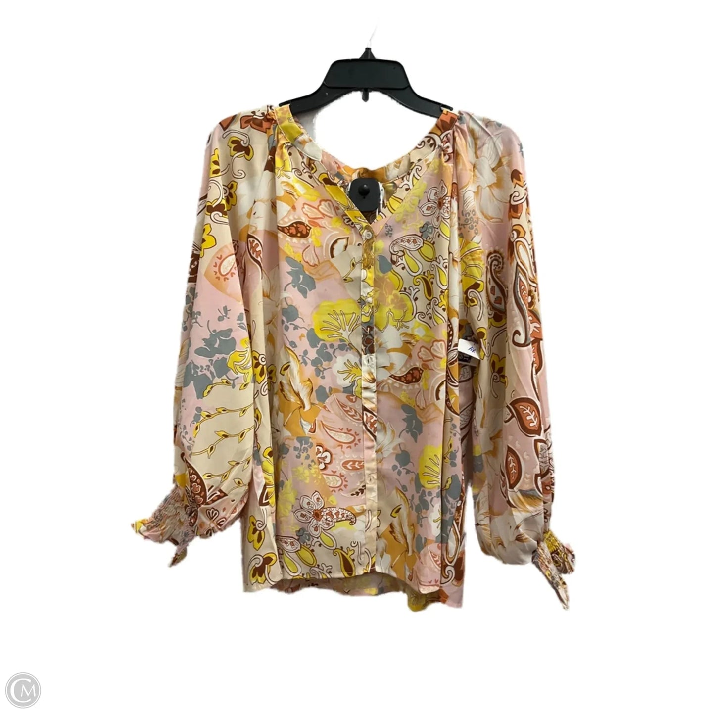 Top Long Sleeve By Clothes Mentor In Multi-colored, Size: S