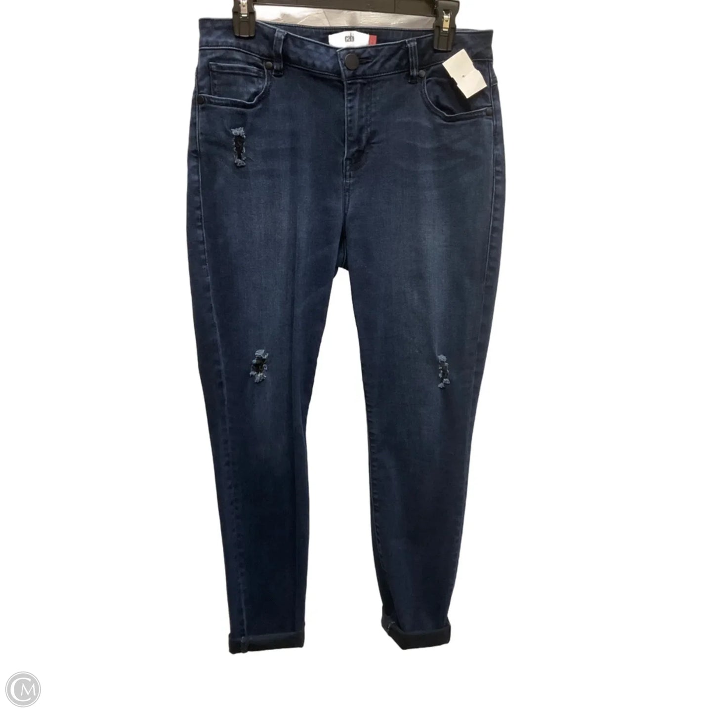 Jeans Skinny By Cabi In Blue, Size: 10