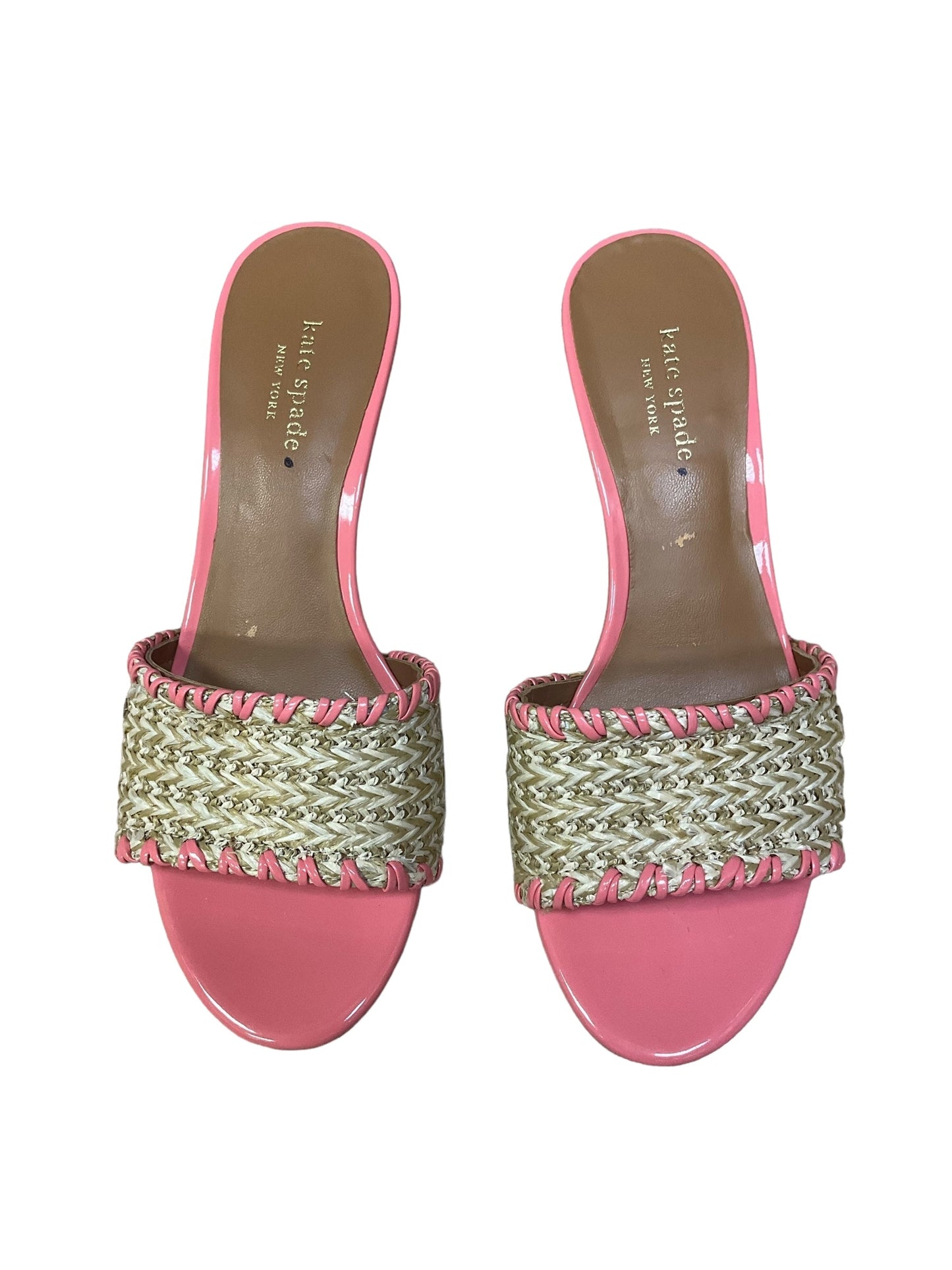 Coral Sandals Designer Kate Spade, Size 8
