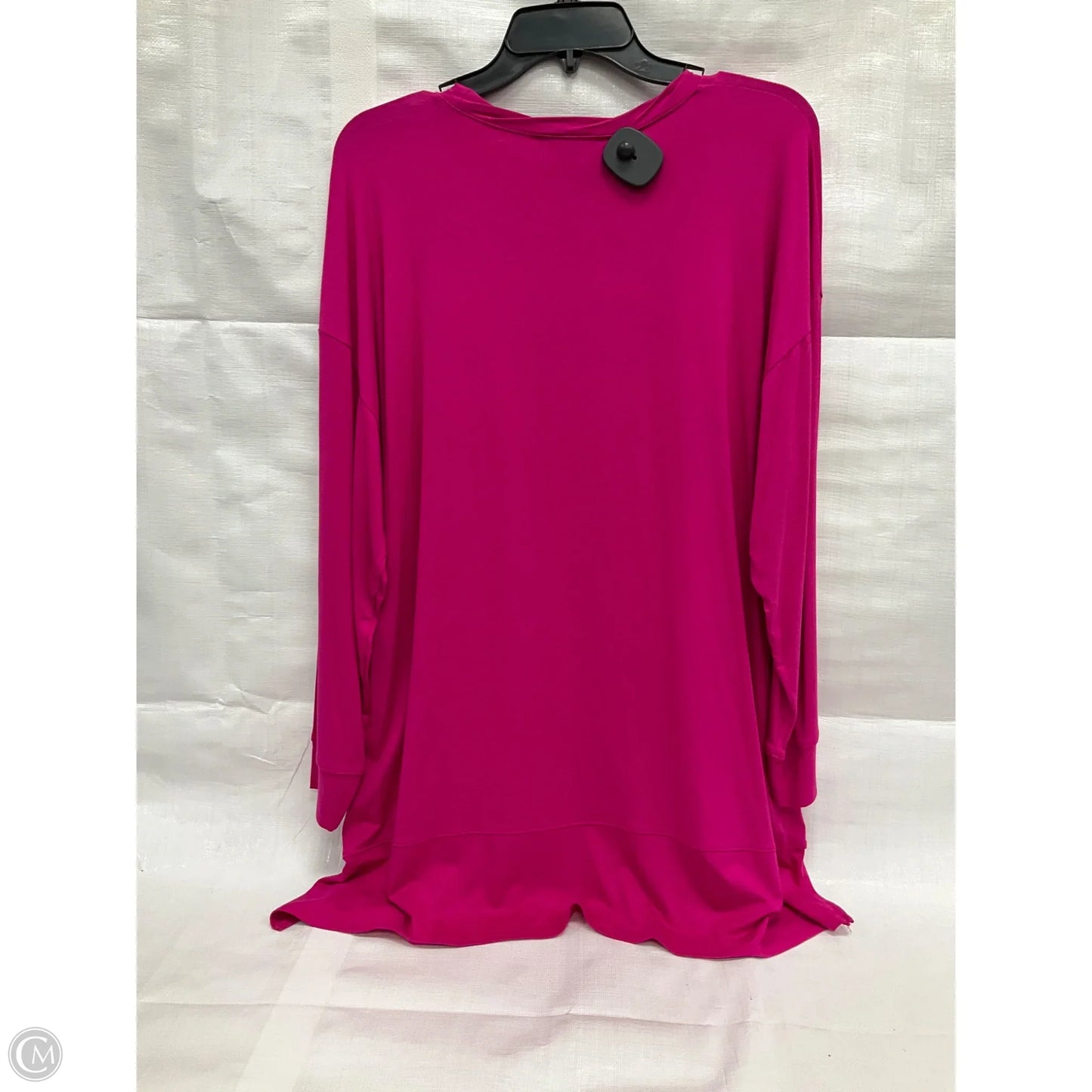 Top Long Sleeve By International Concepts In Pink, Size: 12