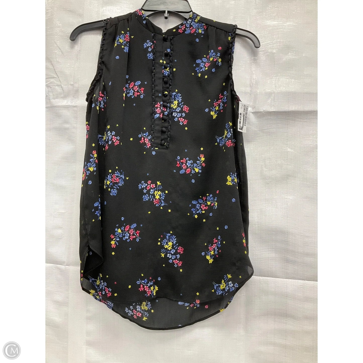 Top Sleeveless By Ann Taylor In Black, Size: Xs