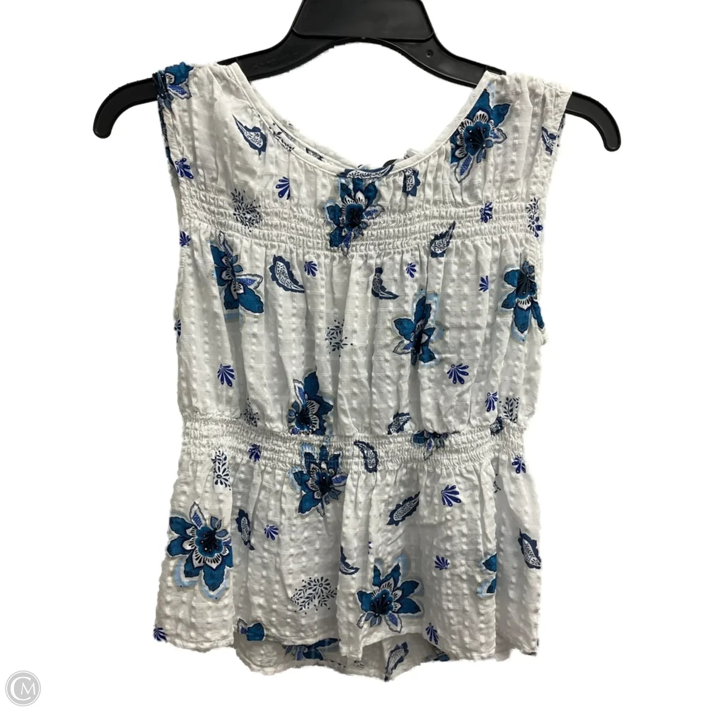 Top Sleeveless By Loft In White, Size: S