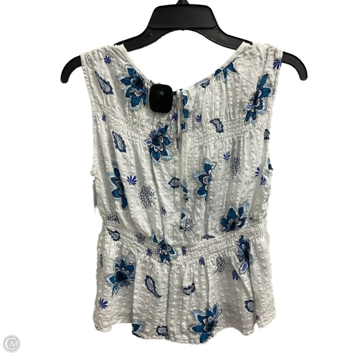 Top Sleeveless By Loft In White, Size: S