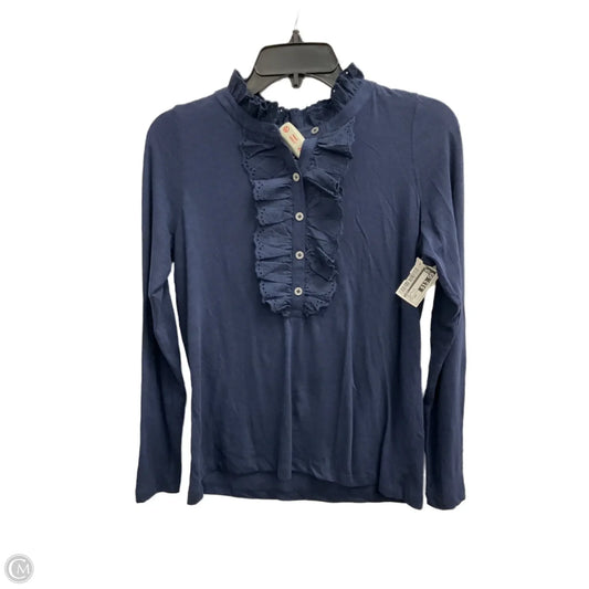 Top Long Sleeve By Loft In Ombre Print, Size: Xxs