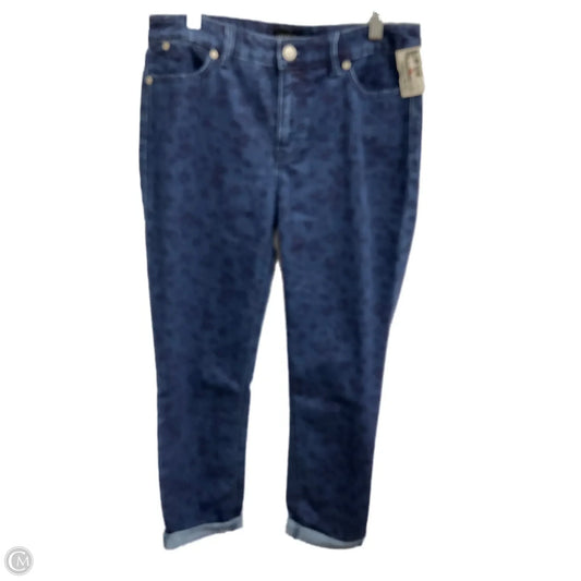 Jeans Skinny By Talbots In Blue Denim, Size: 4