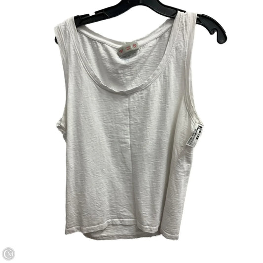 Top Sleeveless Basic By Vineyard Vines In White, Size: Xl