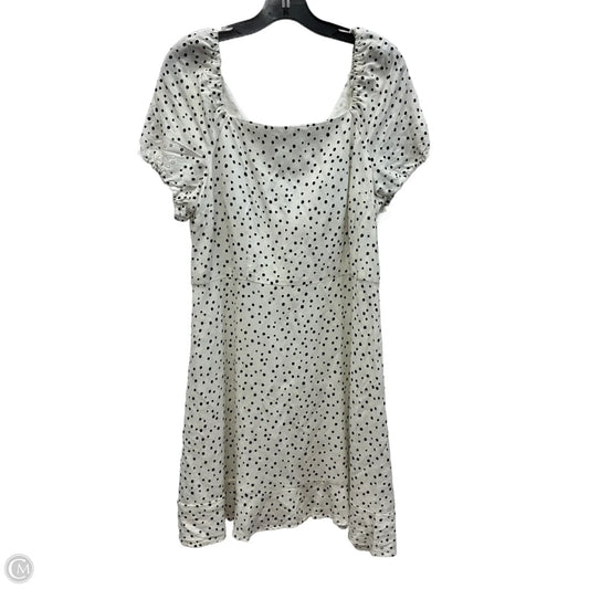 Dress Casual Short By Loft In Polkadot Pattern, Size: 12