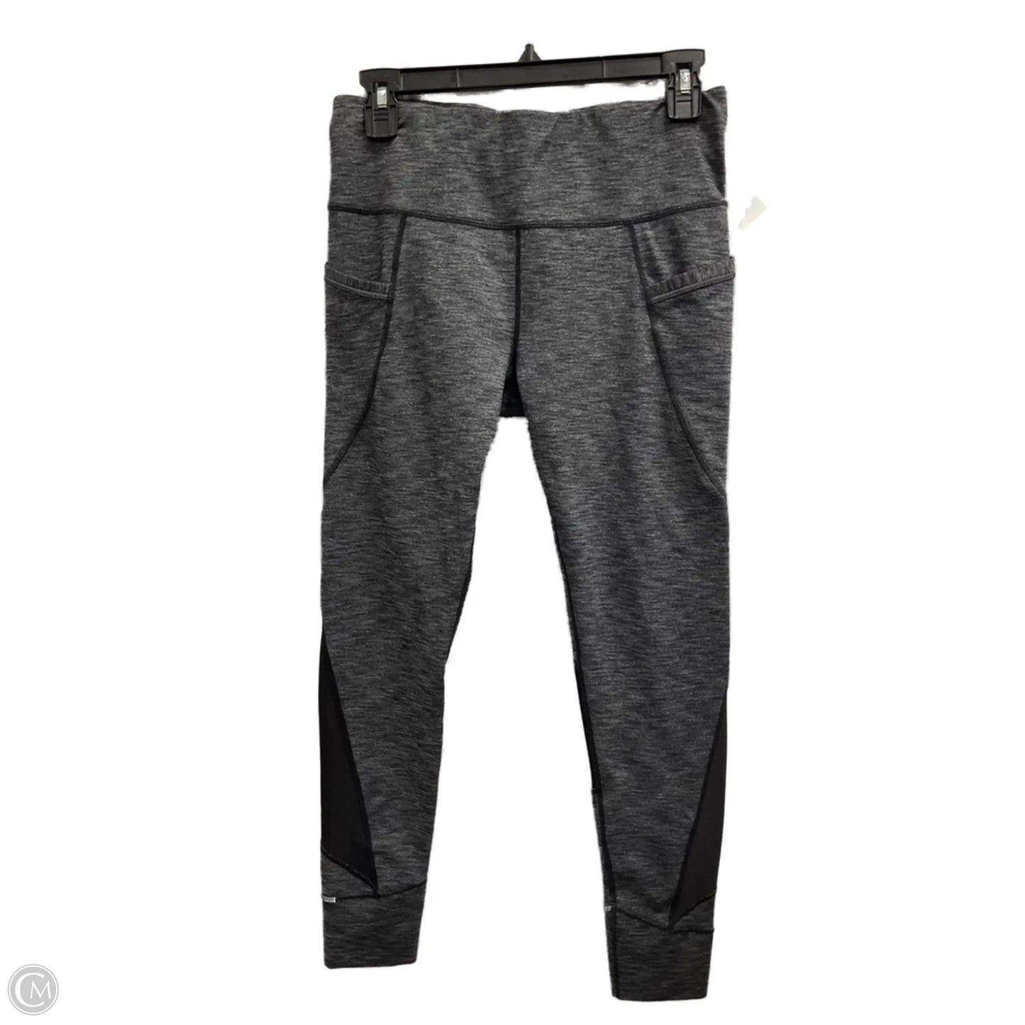 Athletic Leggings By Athleta In Grey, Size: M