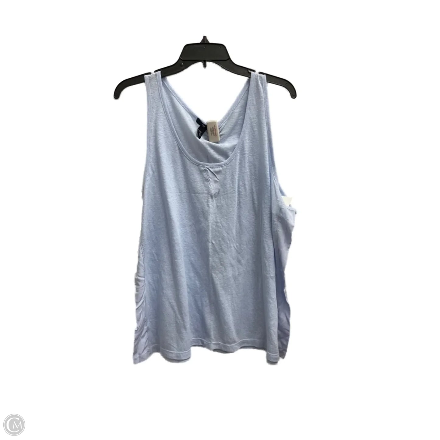 Top Sleeveless By Gap In Blue, Size: Xxl
