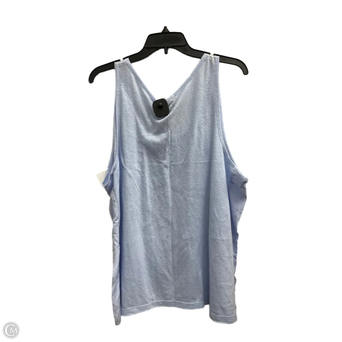 Top Sleeveless By Gap In Blue, Size: Xxl