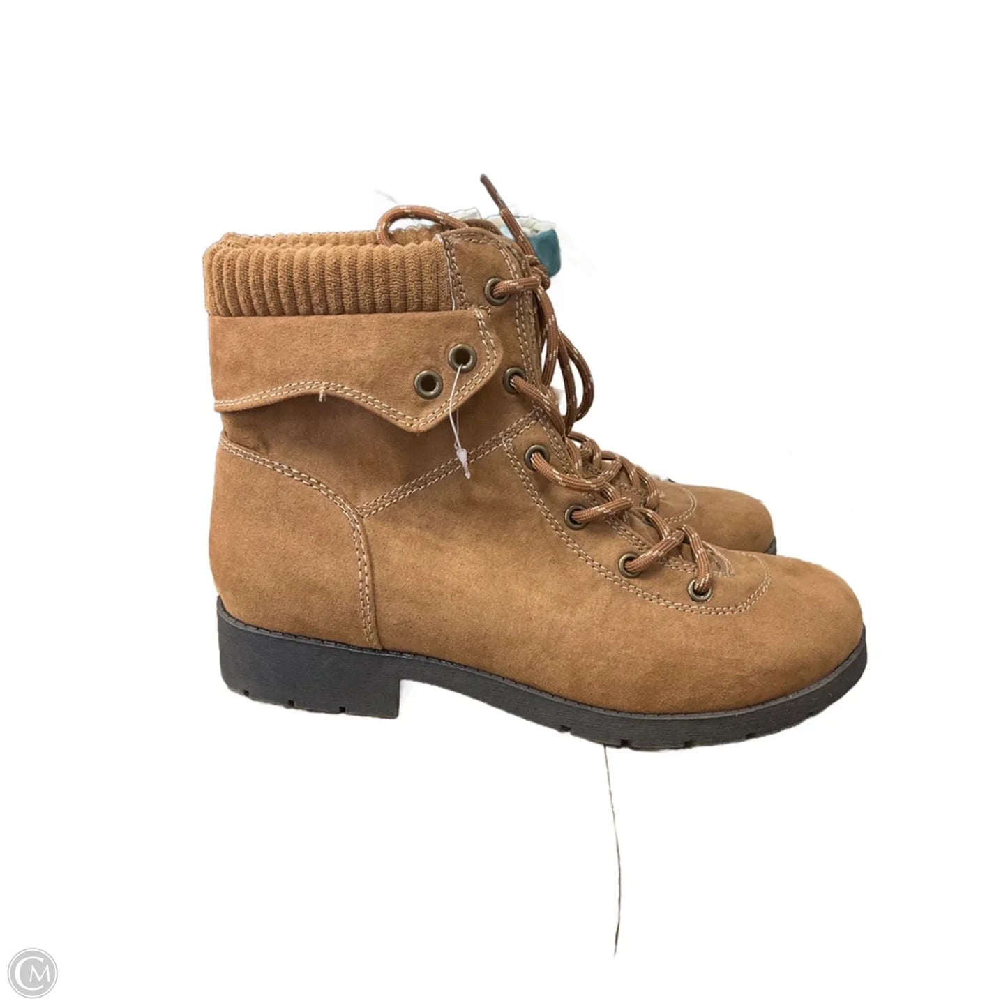 Boots Ankle Flats By St Johns Bay In Brown, Size: 8.5