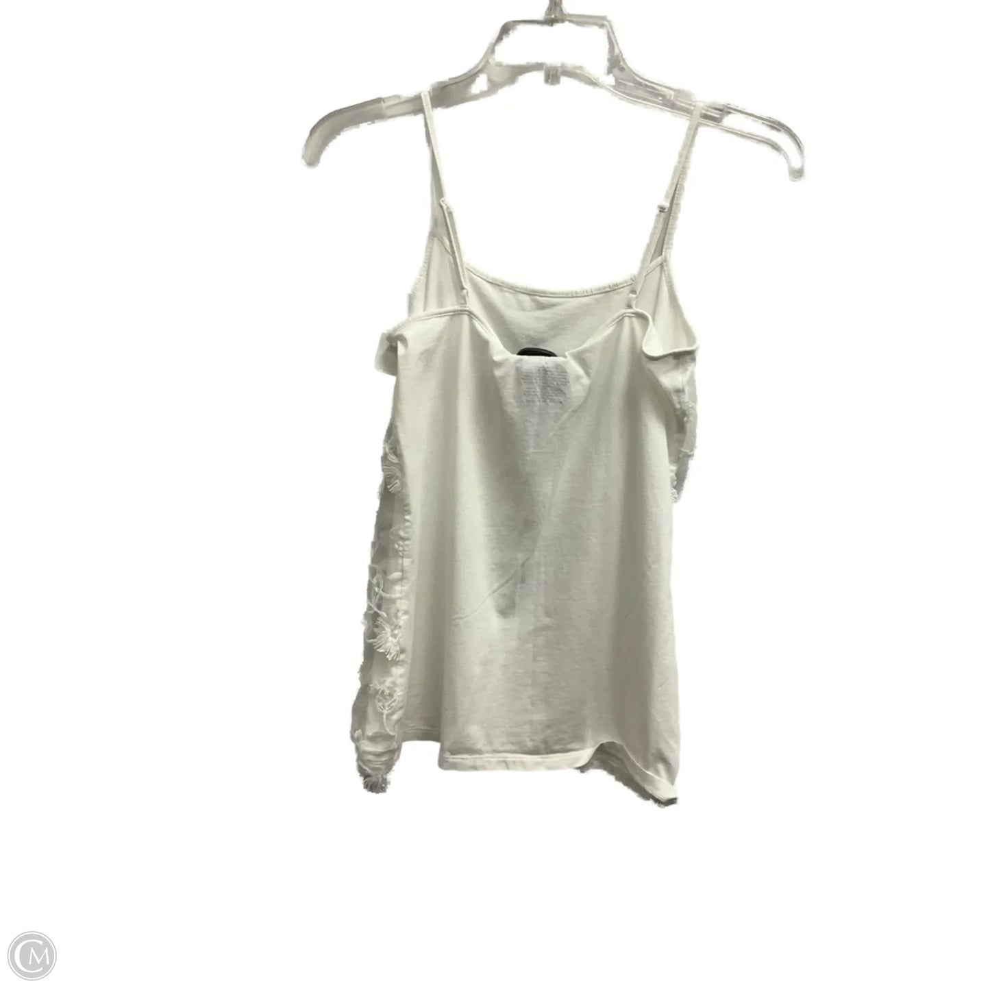 Top Sleeveless By Ann Taylor In White, Size: S