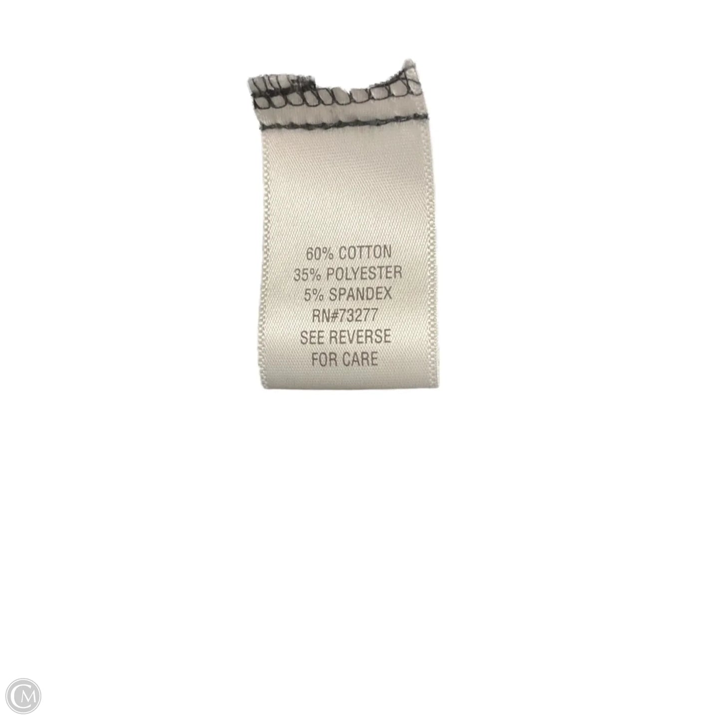 Top Short Sleeve By Apt 9 In Black, Size: 1x