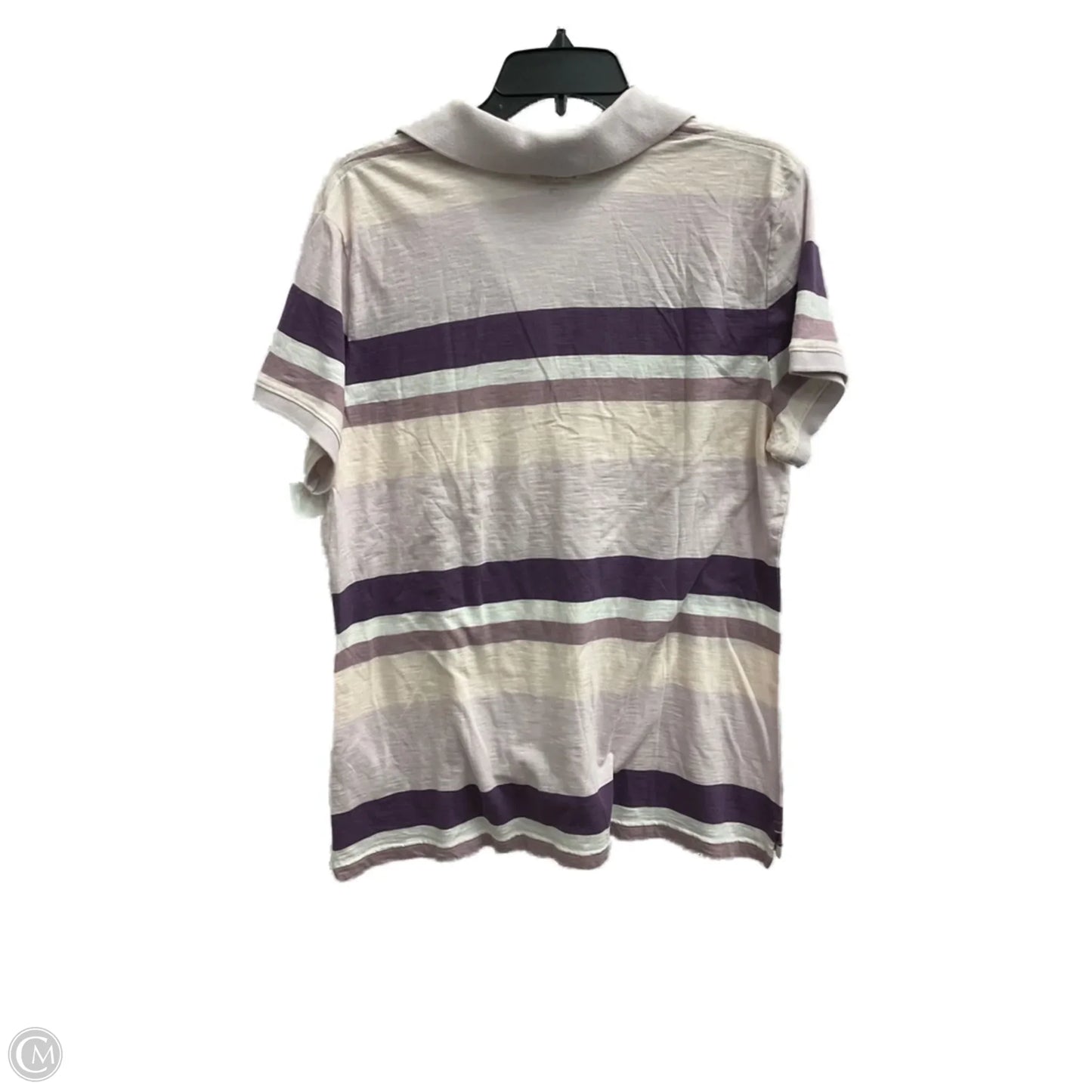 Top Short Sleeve By Tommy Hilfiger In Striped Pattern, Size: Xl