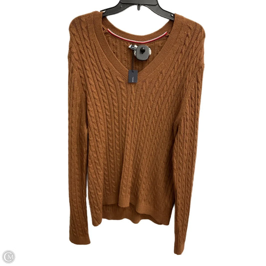 Sweater By Tommy Hilfiger In Brown, Size: M