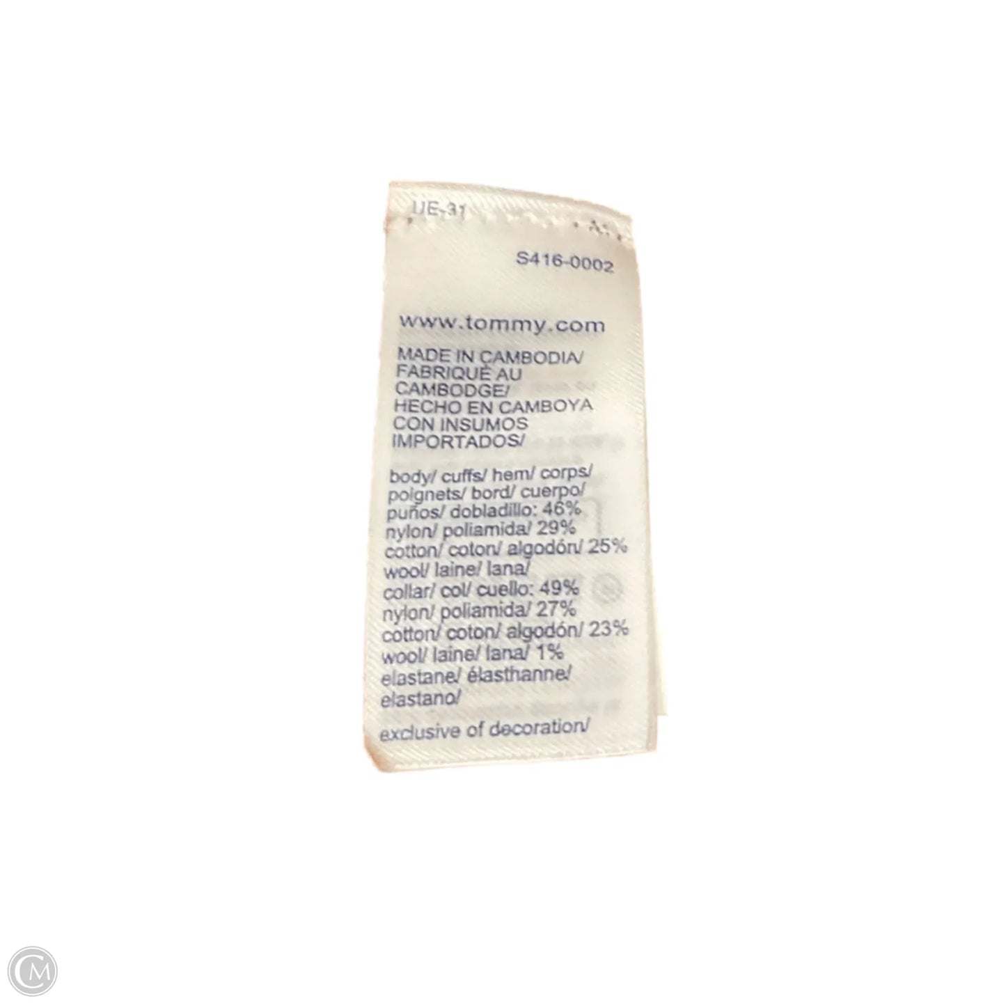 Sweater By Tommy Hilfiger In Brown, Size: M