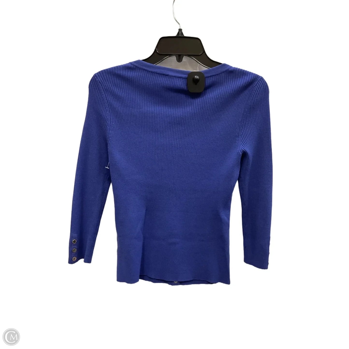 Top Long Sleeve By White House Black Market In Blue, Size: Xs