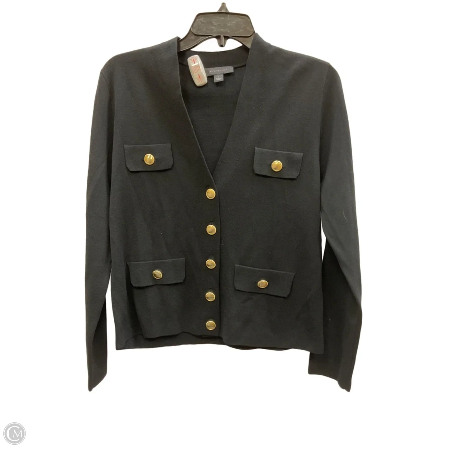 Cardigan By Ann Taylor In Black, Size: S
