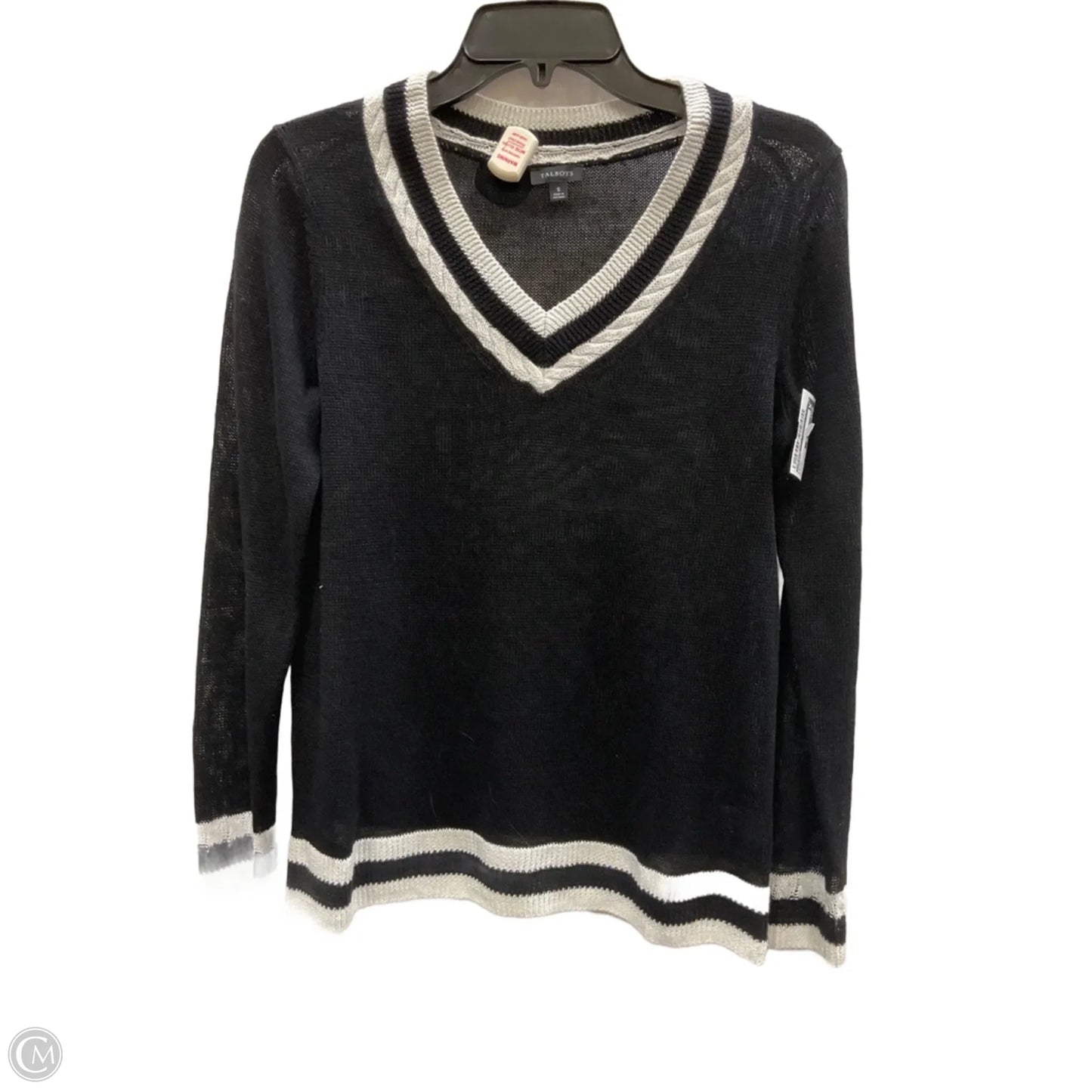 Sweater By Talbots In Black, Size: S