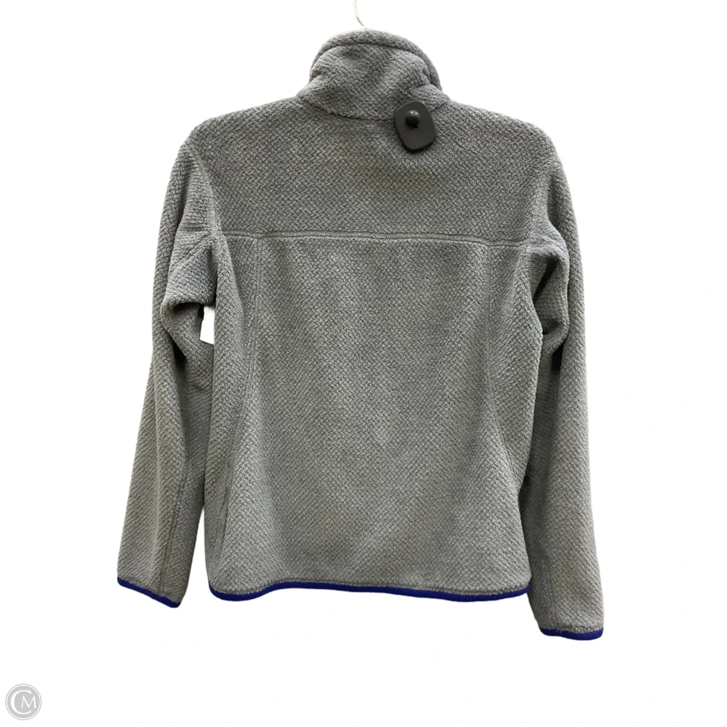 Athletic Top Long Sleeve Collar By Patagonia In Grey, Size: S