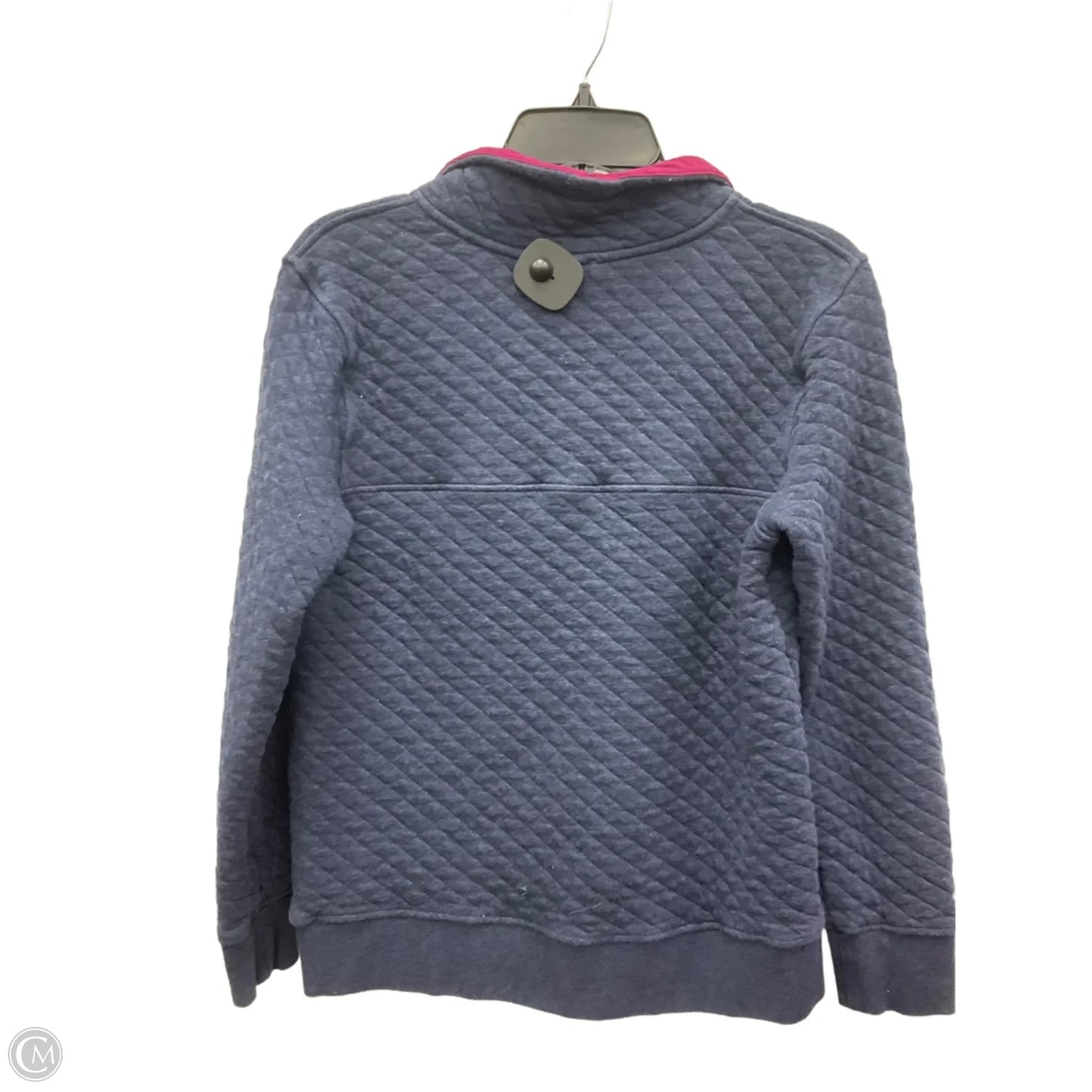 Athletic Top Long Sleeve Collar By Patagonia In Navy, Size: S