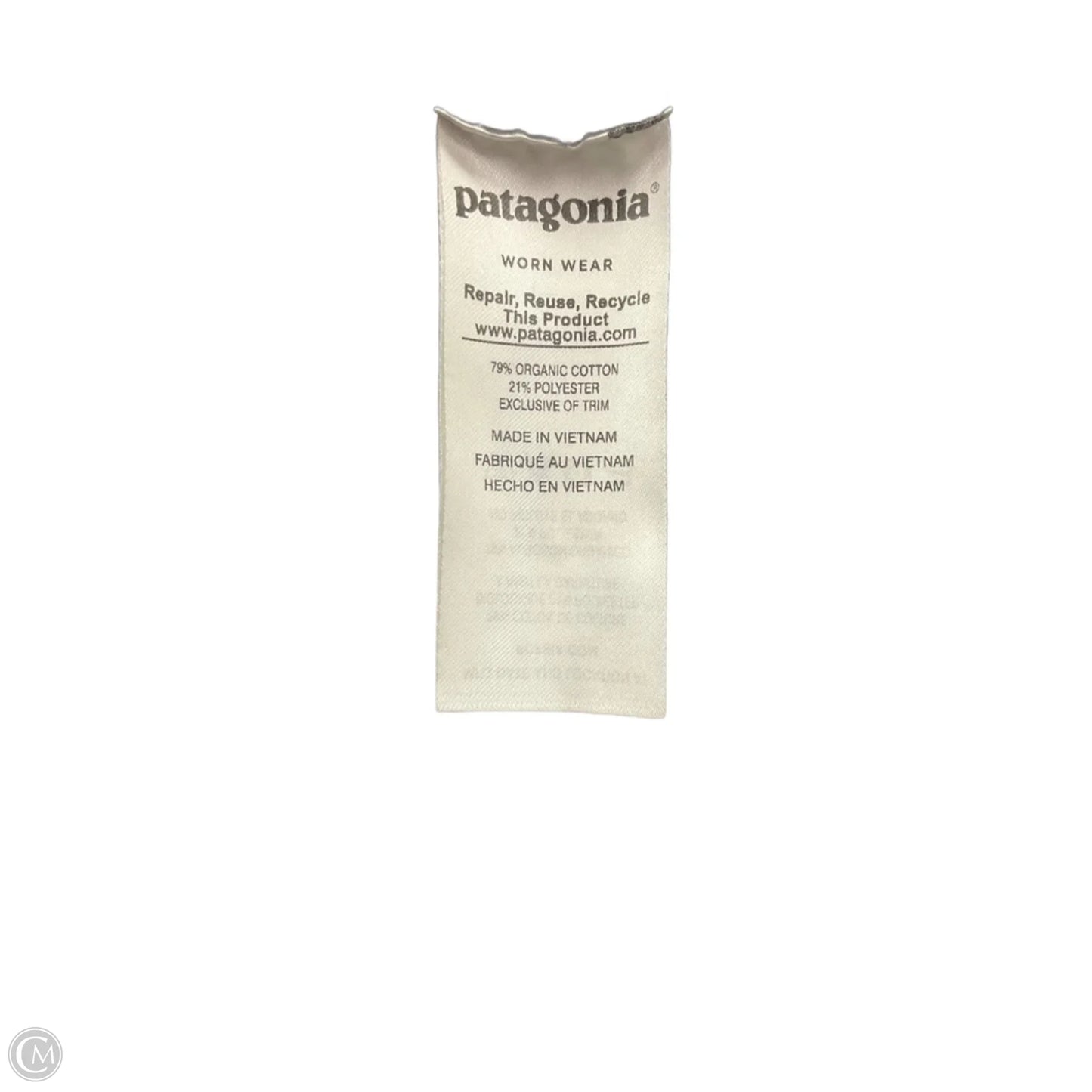 Athletic Top Long Sleeve Collar By Patagonia In Navy, Size: S