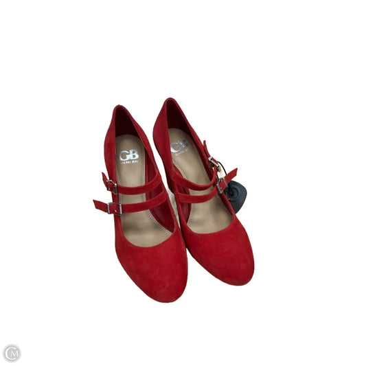 Shoes Heels Block By Gibson In Red, Size: 9