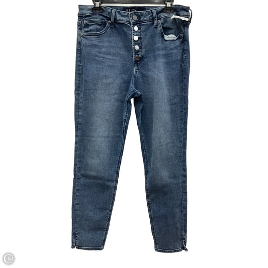 Jeans Skinny By Gap In Blue Denim, Size: 14