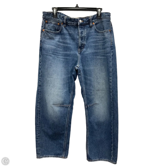 Jeans Wide Leg By Madewell In Blue Denim, Size: 8