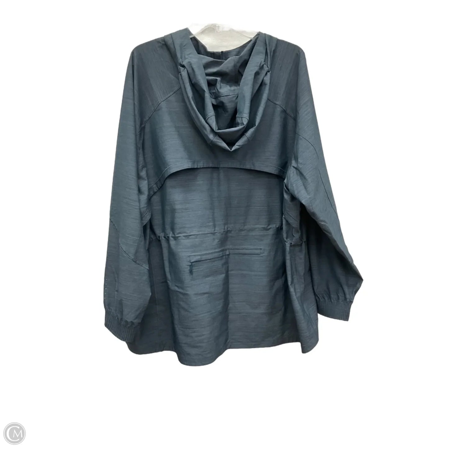 Athletic Jacket By Athleta In Blue, Size: 3x