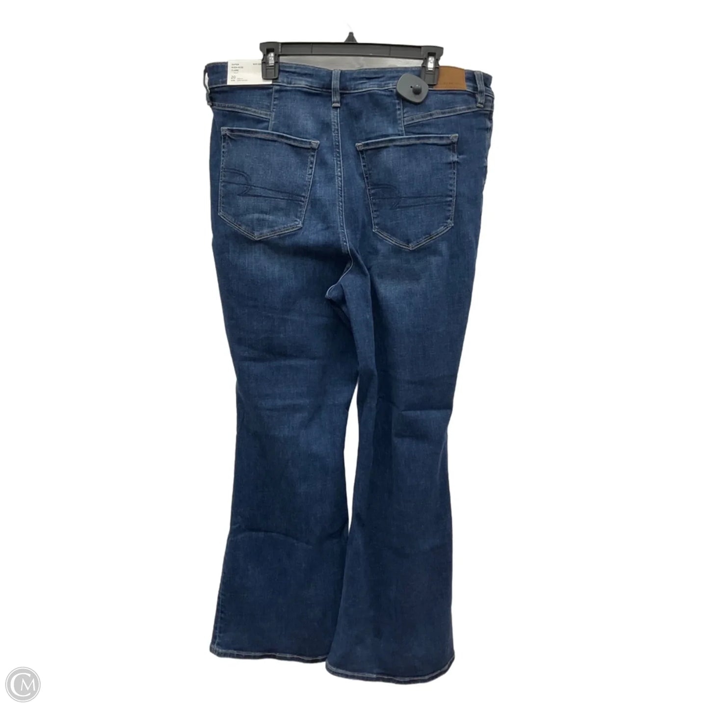 Jeans Flared By American Eagle In Blue Denim, Size: 20