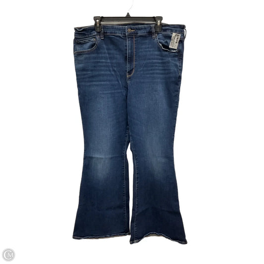Jeans Boot Cut By American Eagle In Blue Denim, Size: 20