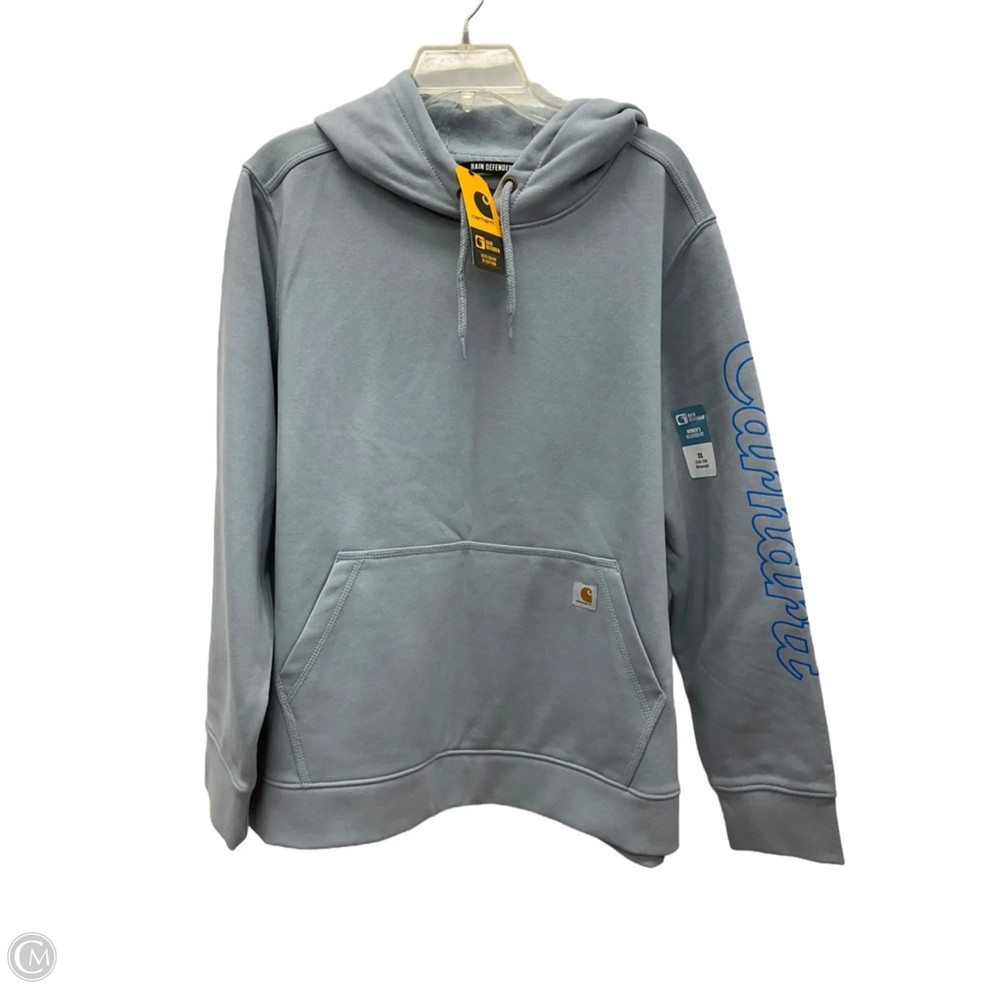 Sweatshirt Hoodie By Carhartt In Blue, Size: 3x