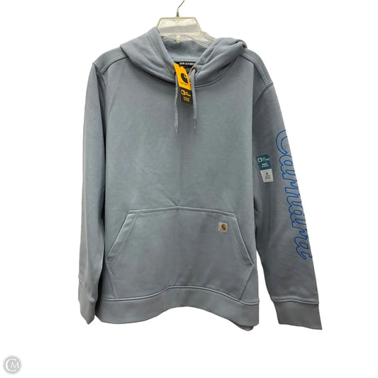 Sweatshirt Hoodie By Carhartt In Blue, Size: 3x