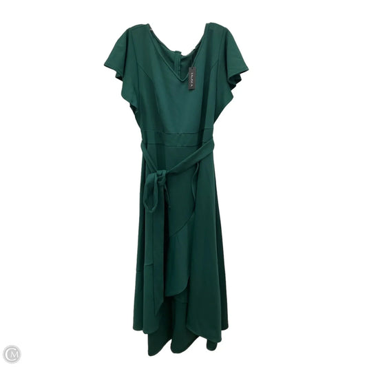 Dress Work By Clothes Mentor In Green, Size: 16