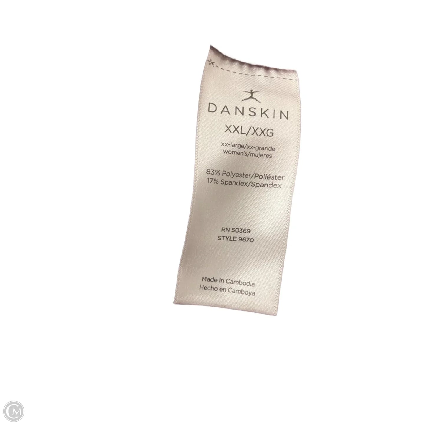 Athletic Leggings By Danskin In Maroon, Size: Xxl