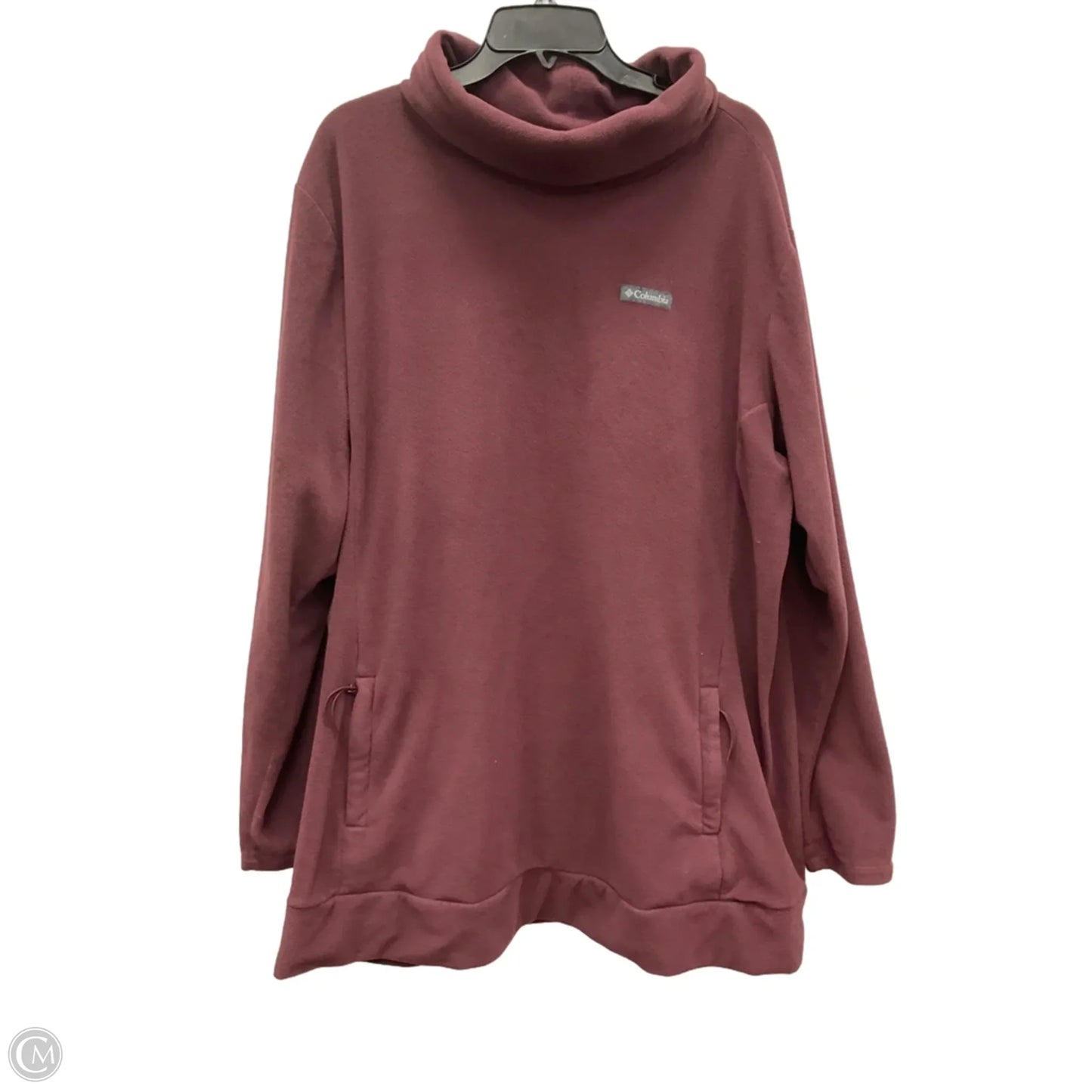 Athletic Fleece By Columbia In Maroon, Size: 2x