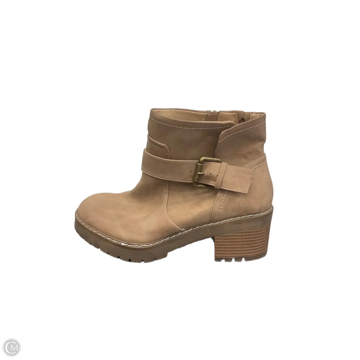 Boots Ankle Flats By Torrid In Brown, Size: 10