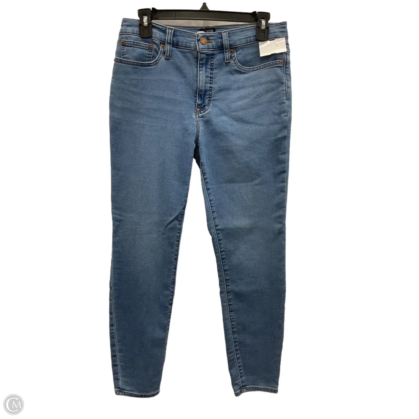 Jeans Skinny By J. Crew In Blue Denim, Size: 8