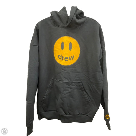 Sweatshirt Hoodie By Drew In Grey, Size: M