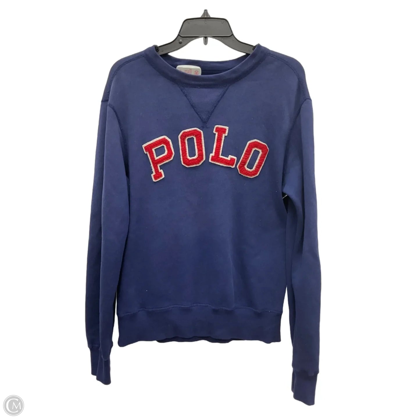 Sweatshirt Crewneck By Polo Ralph Lauren In Navy, Size: M