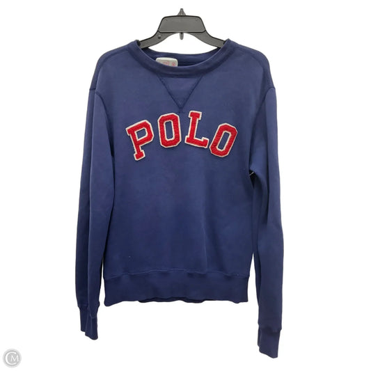 Sweatshirt Crewneck By Polo Ralph Lauren In Navy, Size: M
