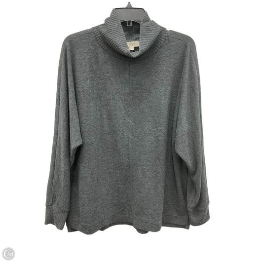 Top Long Sleeve By Loft In Grey, Size: Xl