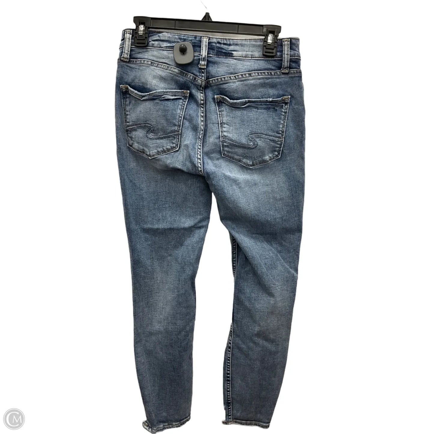 Jeans Skinny By Silver In Blue Denim, Size: 6
