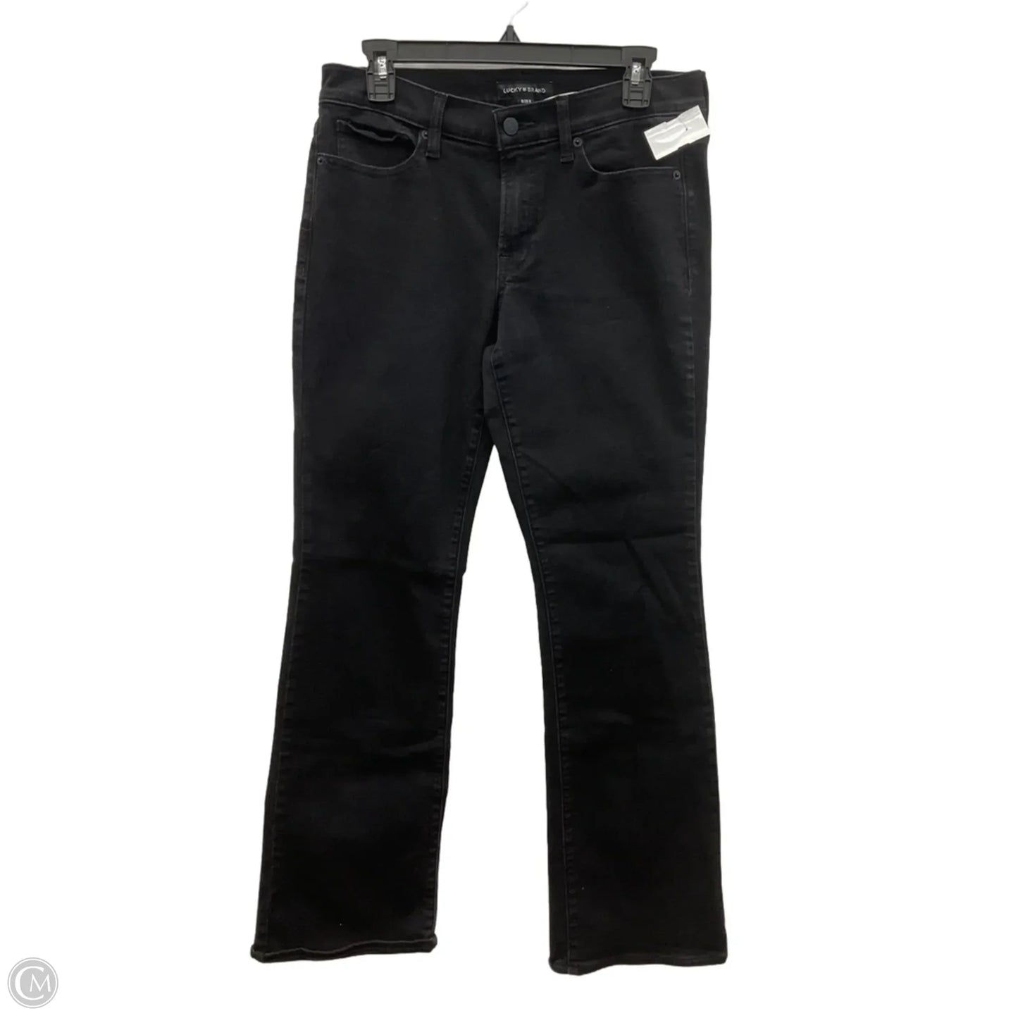 Jeans Boot Cut By Lucky Brand In Black Denim, Size: 8