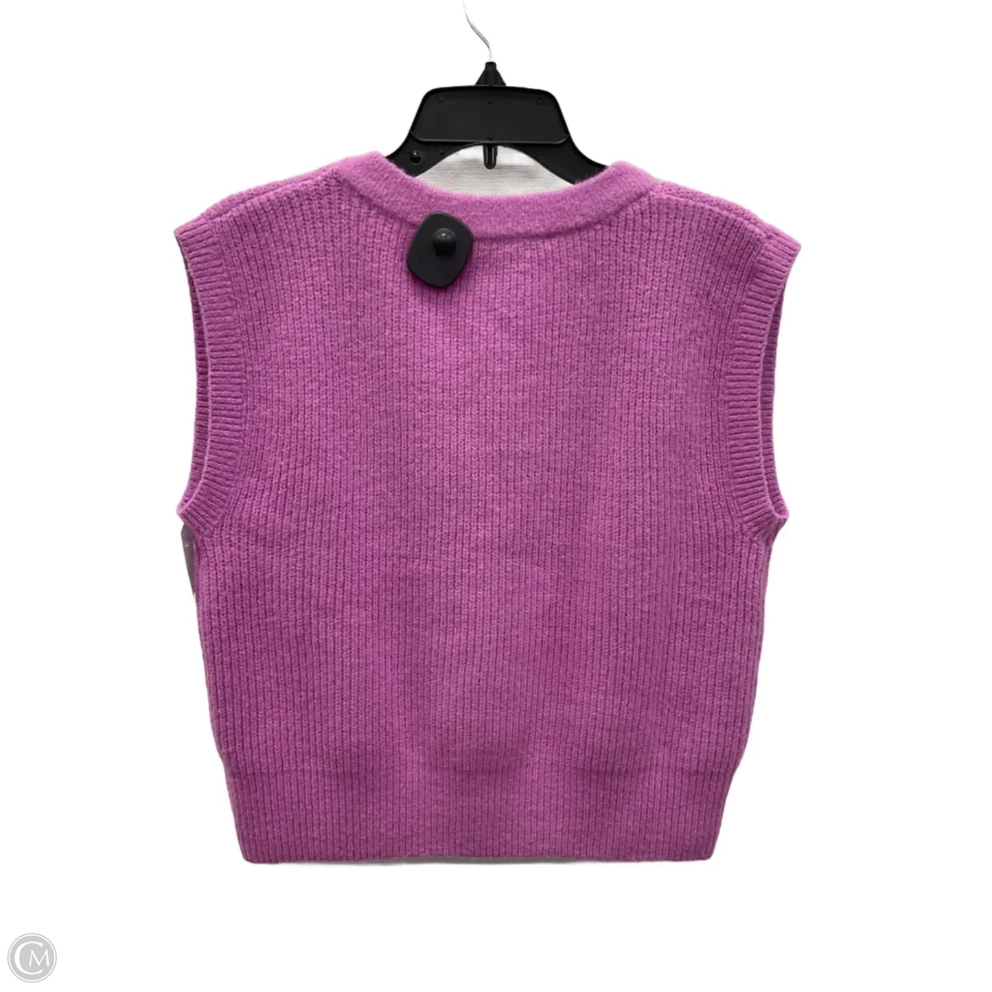 Vest Sweater By English Factory In Pink, Size: M