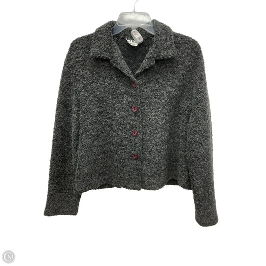 Cardigan By Clio In Grey, Size: L