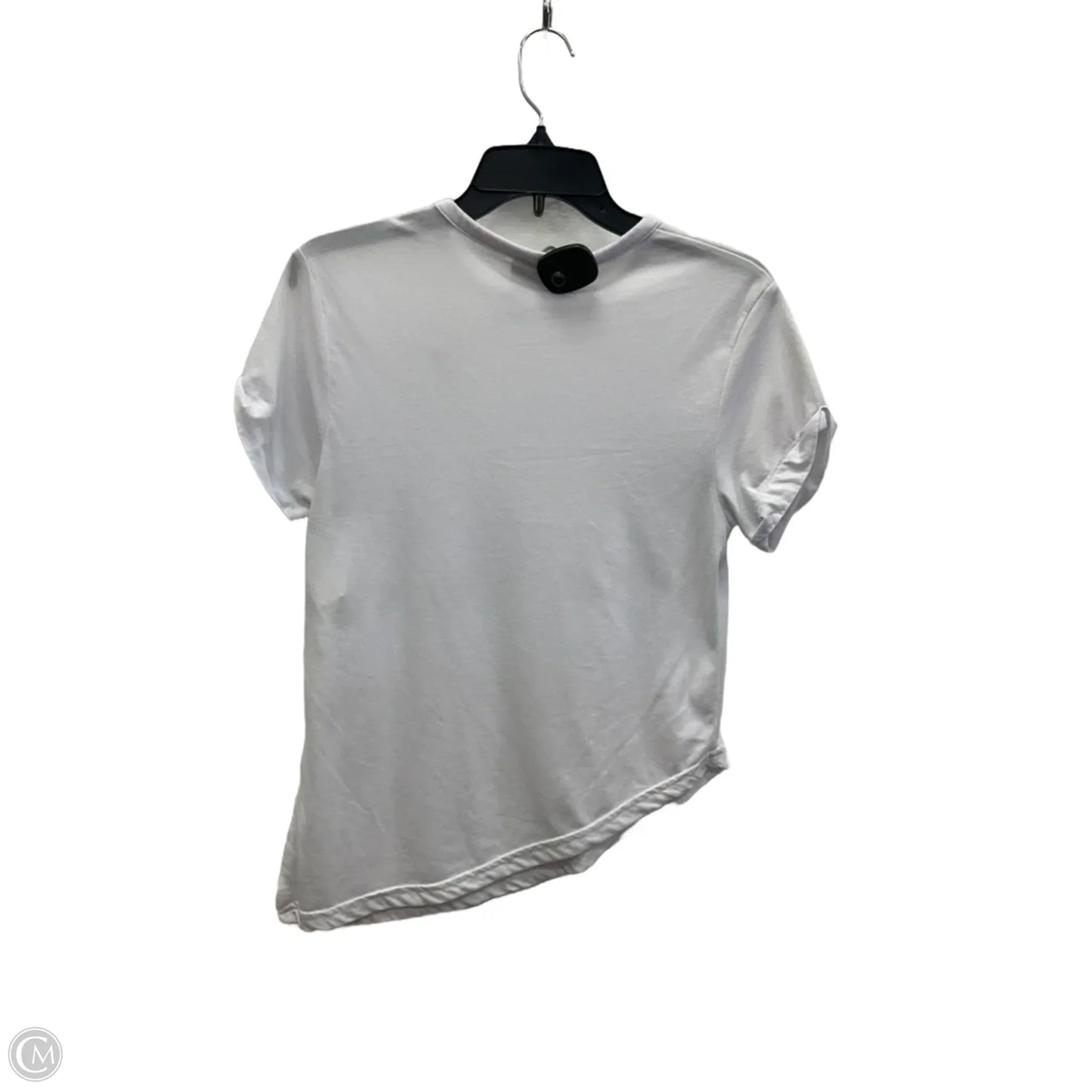 Athletic Top Short Sleeve By Gym Shark In White, Size: S