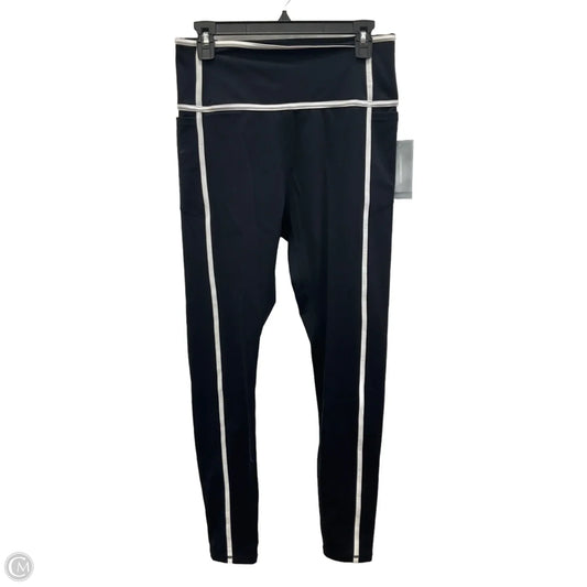 Athletic Leggings By Antonio Melani In Black & White, Size: Xl